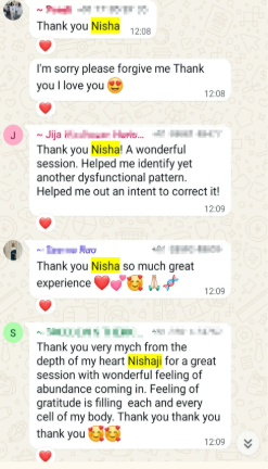 WhatsApp testimonial from the 1st Woman IPS Officer, KA